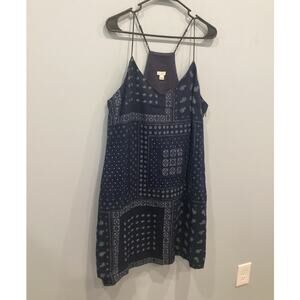 J. Crew Navy Blue Mini Dress